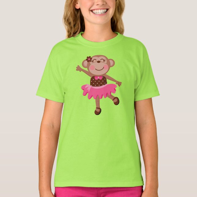 Camiseta Bailarina del mono (Anverso)