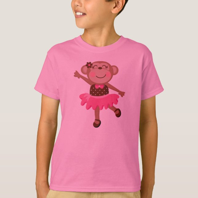 Camiseta Bailarina del mono (Anverso)