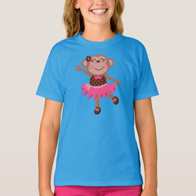 Camiseta Bailarina del mono (Anverso)