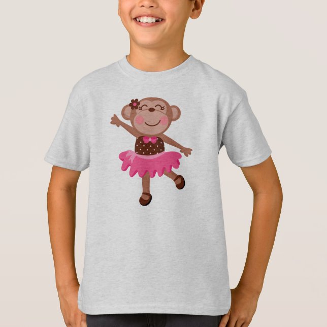 Camiseta Bailarina del mono (Anverso)