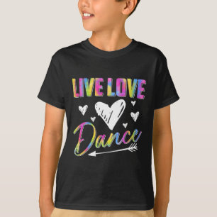 Camiseta Bailarina divertida bailando mujeres Chicas viven 