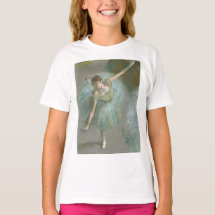 Camiseta Bailarina en Green Edgar Degas