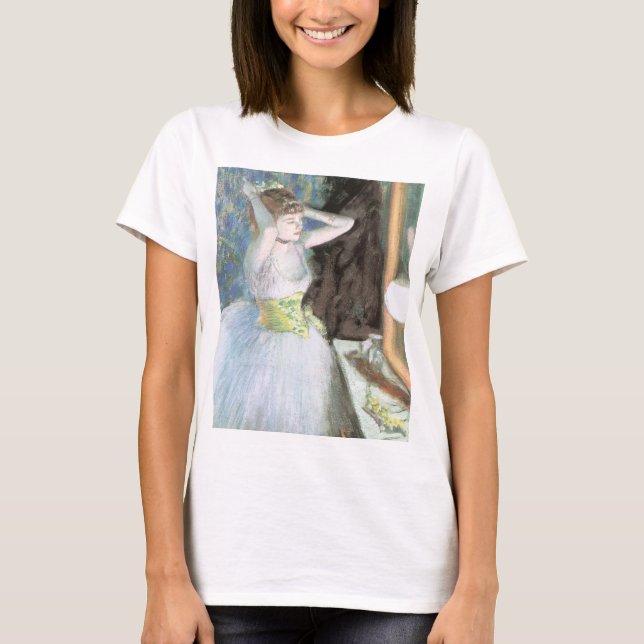Camiseta Bailarina en su habitación de vestir de Edgar Dega (Anverso)