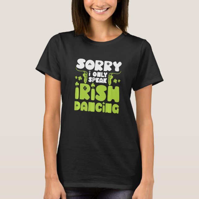 Camiseta Bailarina irlandesa Ceili Reel Dance Fees irlandes (Anverso)