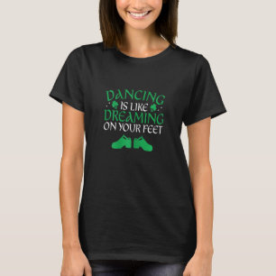 Camiseta Bailarina irlandesa Ceili Reel Dance Fees irlandes