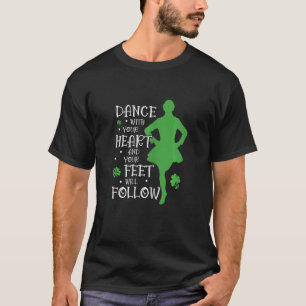 Camiseta Bailarina irlandesa Ceili Reel Dance Fees irlandes
