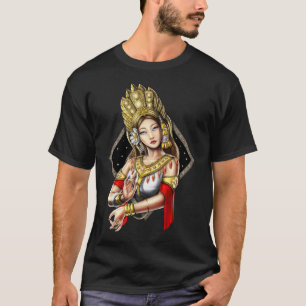 Camiseta Bailarina Khmer Apsara de Camboya