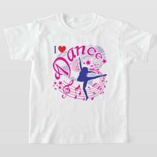 Camiseta Bailarina, me encanta la danza