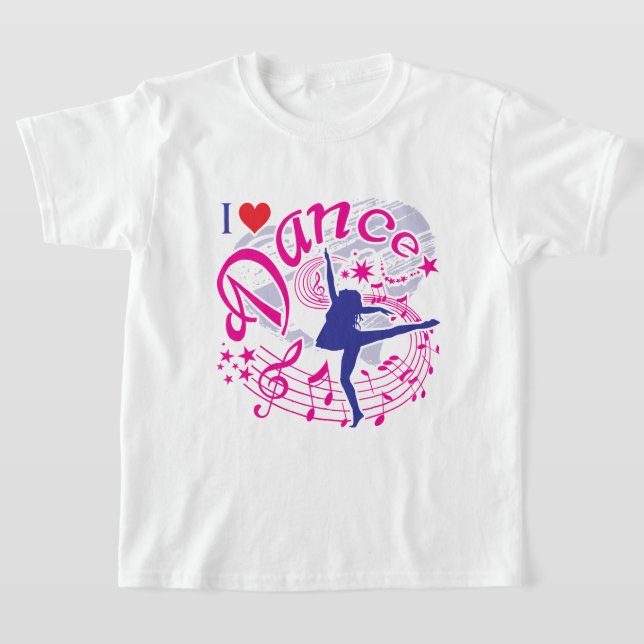 Camiseta Bailarina, me encanta la danza (Distribución)
