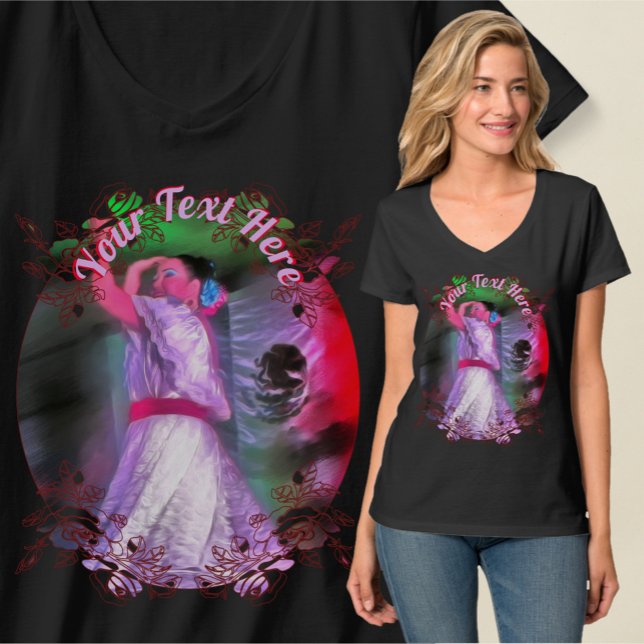 Camiseta Bailarina mexicana 0175 (Subido por el creador)