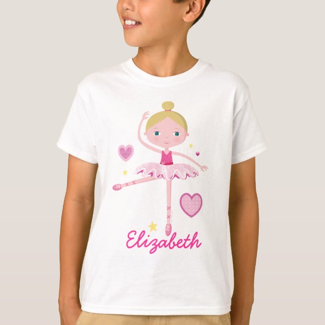 Camiseta Bailarina personalizada A (Anverso)