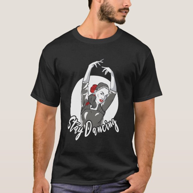 Camiseta Bailarina se mueve bailando (Anverso)