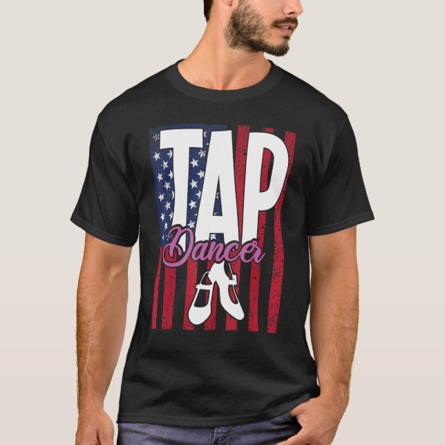 Camiseta Bailarina Tap Dance Dancing Tapper (Anverso)