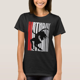 Camiseta Bailarina teatral de cumpleaños de danza roja infa