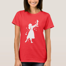 Camiseta Bailarina y cascanueces en el navidad