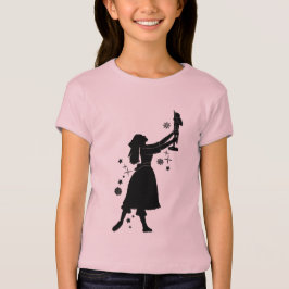 Camiseta Bailarina y cascanueces en el navidad