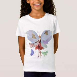 Camiseta Bailarina y mariposas
