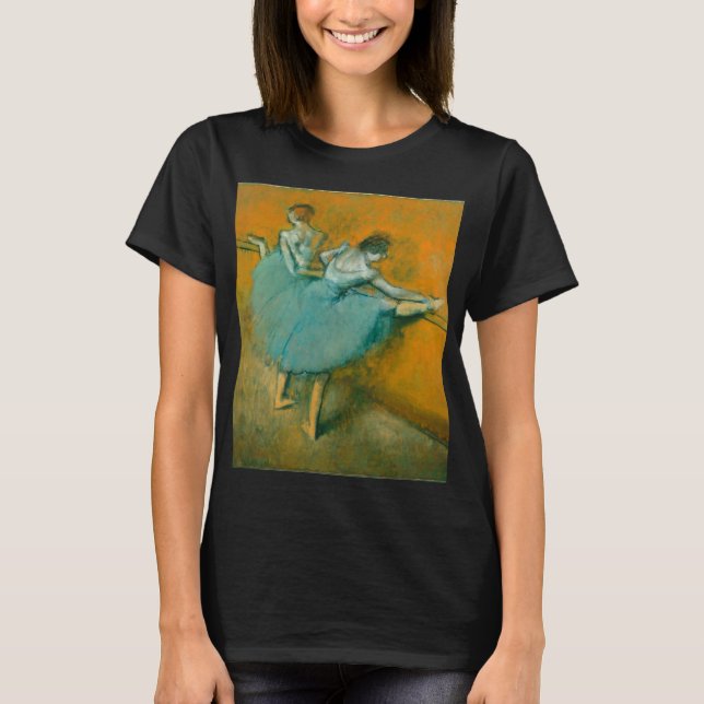 Camiseta Bailarinas de Degas en el ballet de bar (Anverso)
