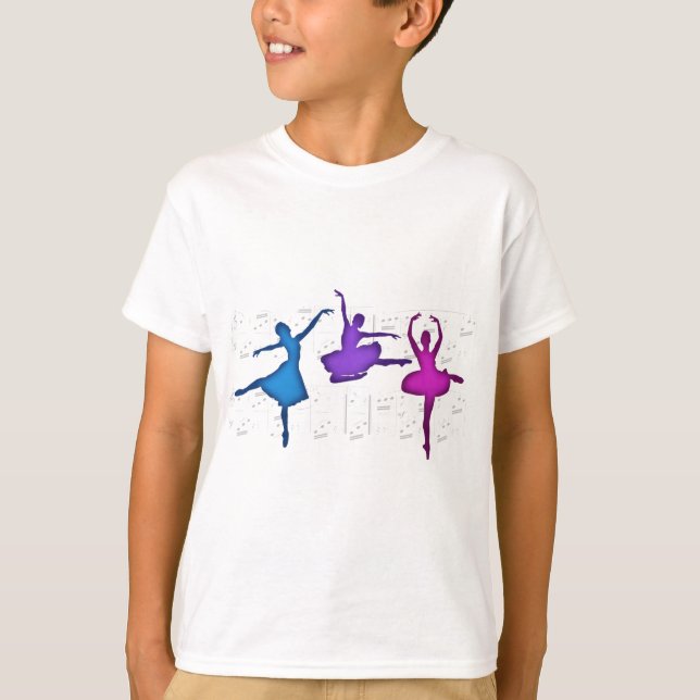 Camiseta Bailarinas del día del ballet (Anverso)