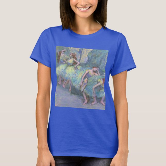 Camiseta Bailarinas en las bambalinas de Edgar Degas (Anverso)