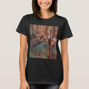 Camiseta Bailarinas, rosadas y verdes de Edgar Degas