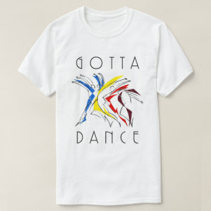 Camiseta Bailarines abstractos bailando - Arte de amante de
