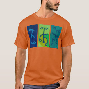 Camiseta Bailarines azules y verdes