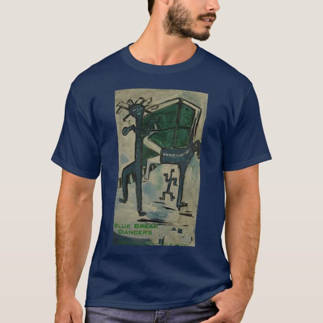 Camiseta Bailarines de Break Azul (Anverso)