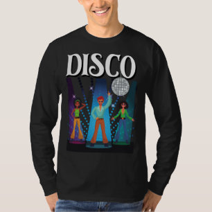 Camiseta Bailarines de Disco Bola de Disco Fiesta de Disco 