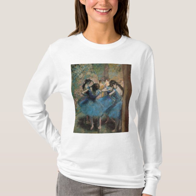 Camiseta Bailarines de Edgar Degas el | en el azul, 1890 (Anverso)