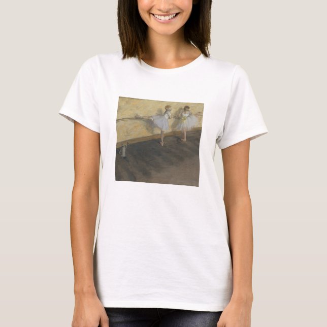 Camiseta Bailarines de Edgar Degas el | que practican en la (Anverso)