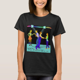 Camiseta Bailarines De Swing En El Suelo De Nota Musical