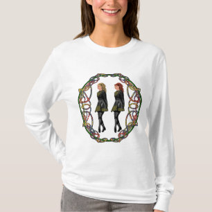 Camiseta Bailarines irlandeses Círculo celta