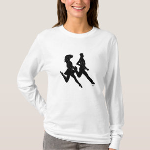 Camiseta Bailarines Irlandeses de Step en Silueta
