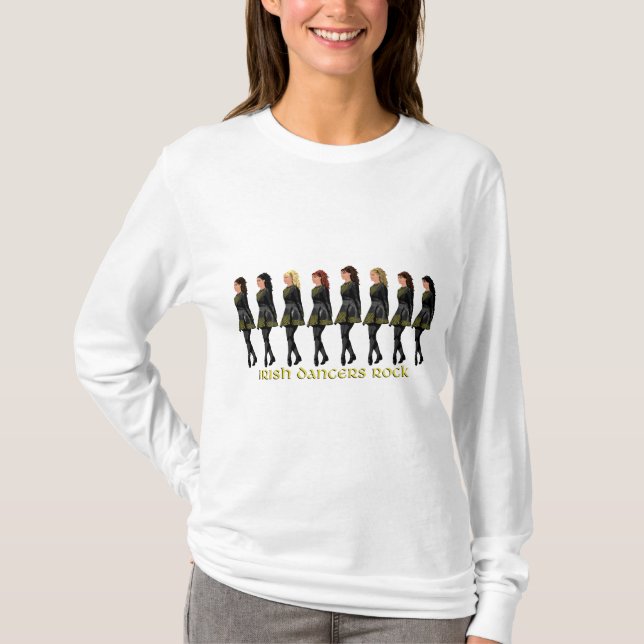 Camiseta Bailarines Irlandeses Rockean (Anverso)