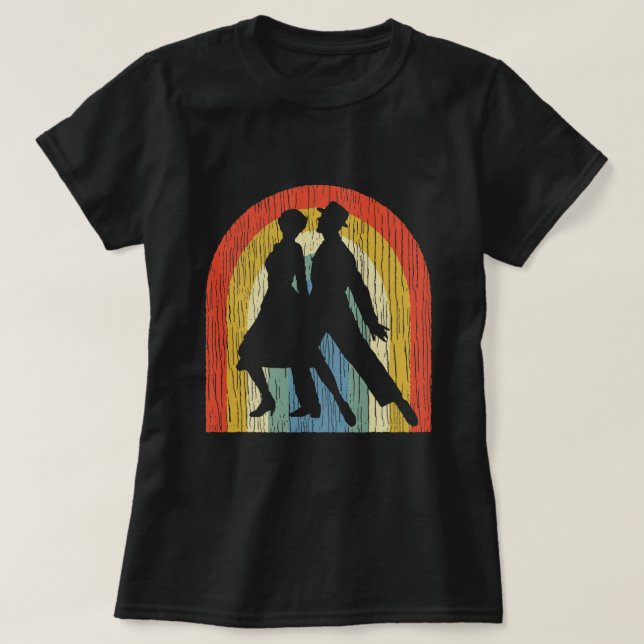 Camiseta Bailarines norteamericanos Smooth Ballroom Dancers (Diseño del anverso)