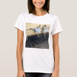 Camiseta Bailarines practicando en el Barre, Edgar Degas
