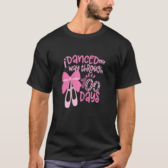 Camiseta Bailé A Través De 100 Días De Baile Escolar (Anverso)