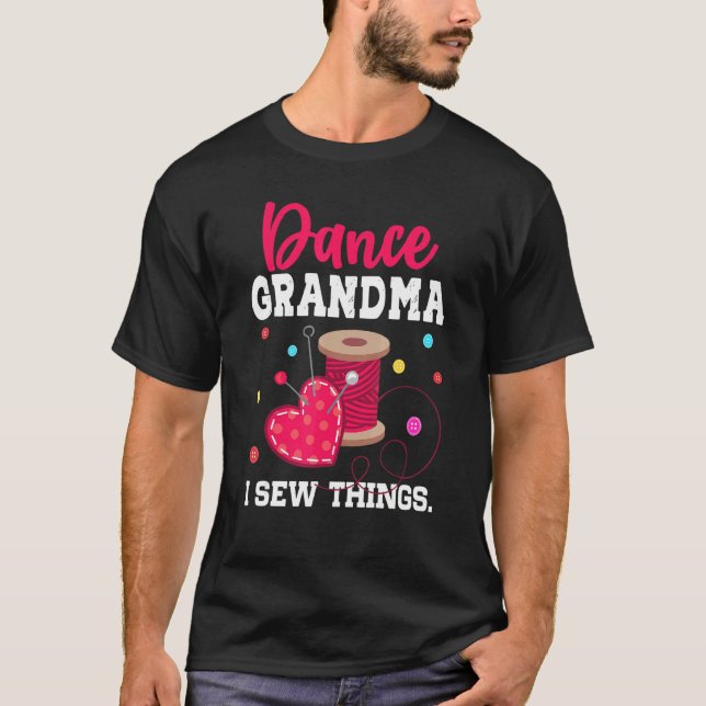 Camiseta Baile Abuela I Sew Things (Anverso)