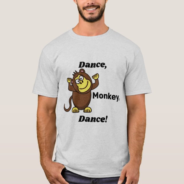 Camiseta ¡Baile, baile mono! (Anverso)