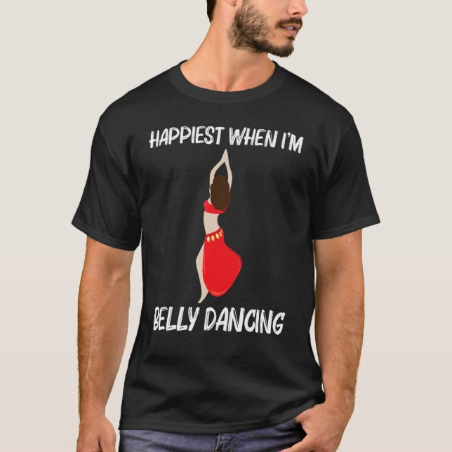 Camiseta Baile Belly Guay Para Hombres Mujeres Vergüenza Ba (Anverso)