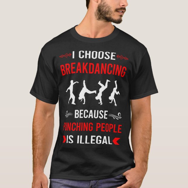 Camiseta Baile break Breakdance Bailarín de breakdance (Anverso)