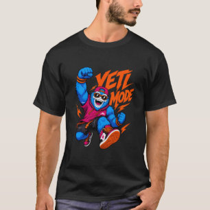 Camiseta Baile callejero del simio cibernético en modo Yeti