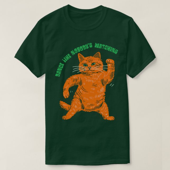 Camiseta Baile como Nobodys mirando (Diseño del anverso)