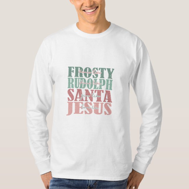 Camiseta Baile Como Un Brillo Escarchado Como Rudolph Da Co (Anverso)