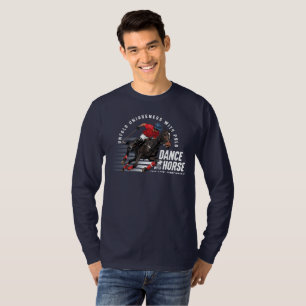 Camiseta Baile con caballo (modo oscuro)   Men Long Sleeve