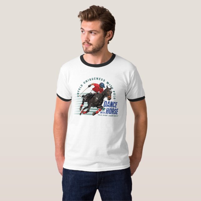 Camiseta Baile con caballo (Polo Sport) | Ringer Men (Anverso completo)
