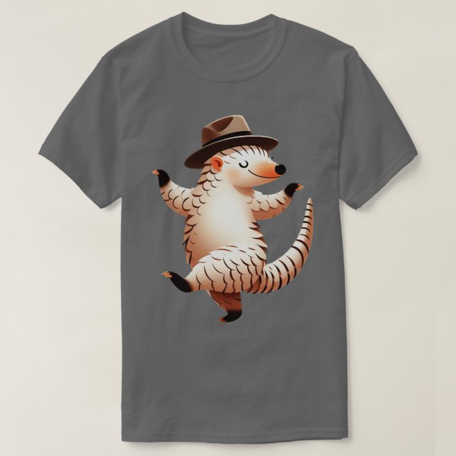 Camiseta Baile Cute Pangolin (Diseño del anverso)