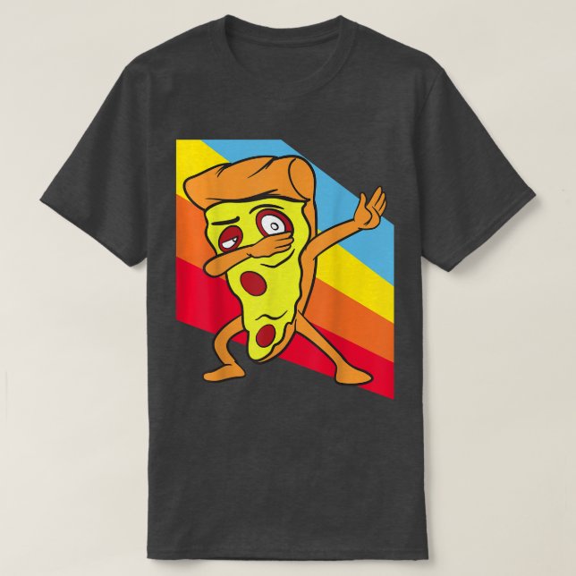 Camiseta Baile Dab Dabbing Pizza Slice464 (Diseño del anverso)