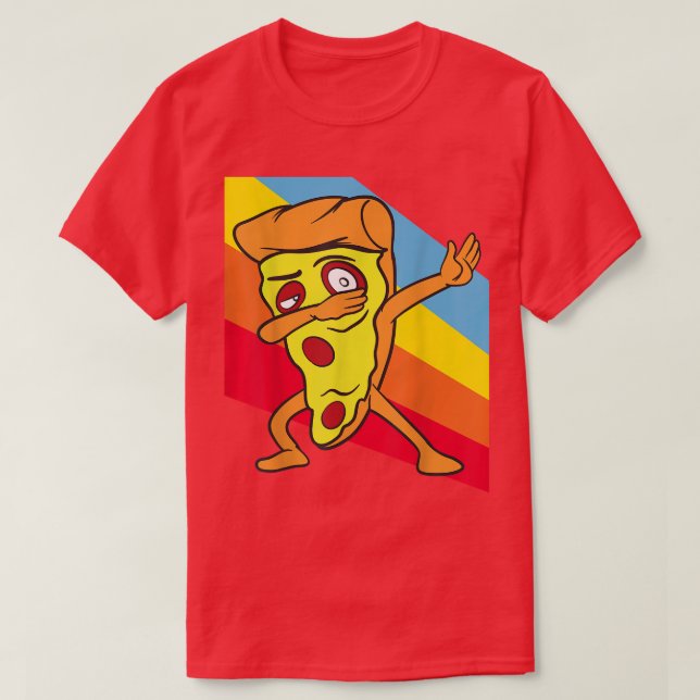 Camiseta Baile Dab Dabbing Pizza Slice466 (Diseño del anverso)